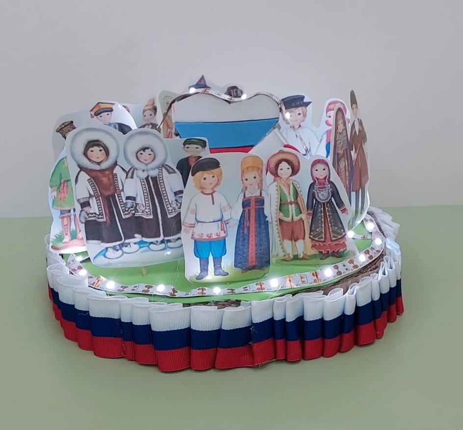 "Вот она - большая дружная страна - Россия!"