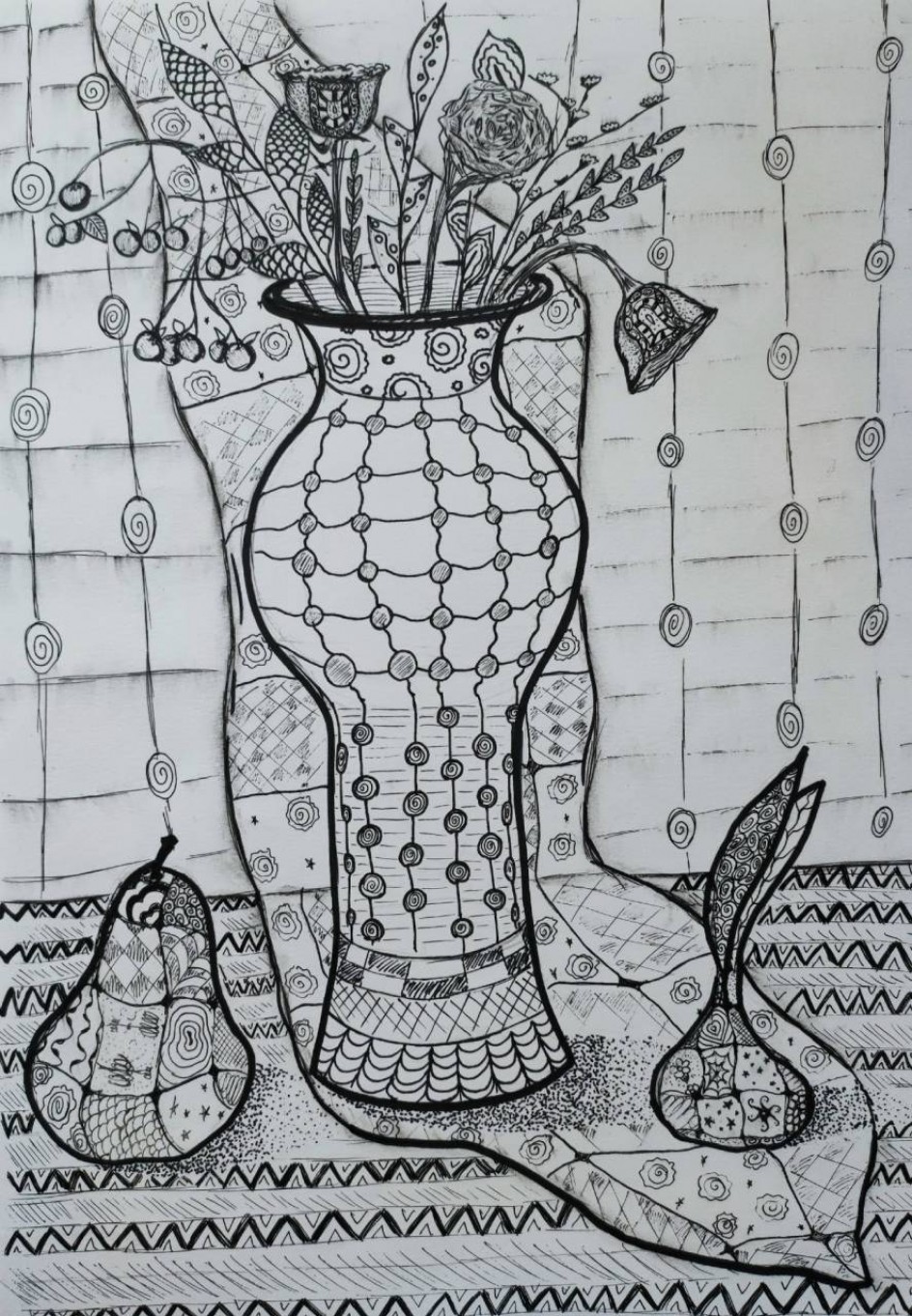 "Натюрморт. Графическая импровизация"