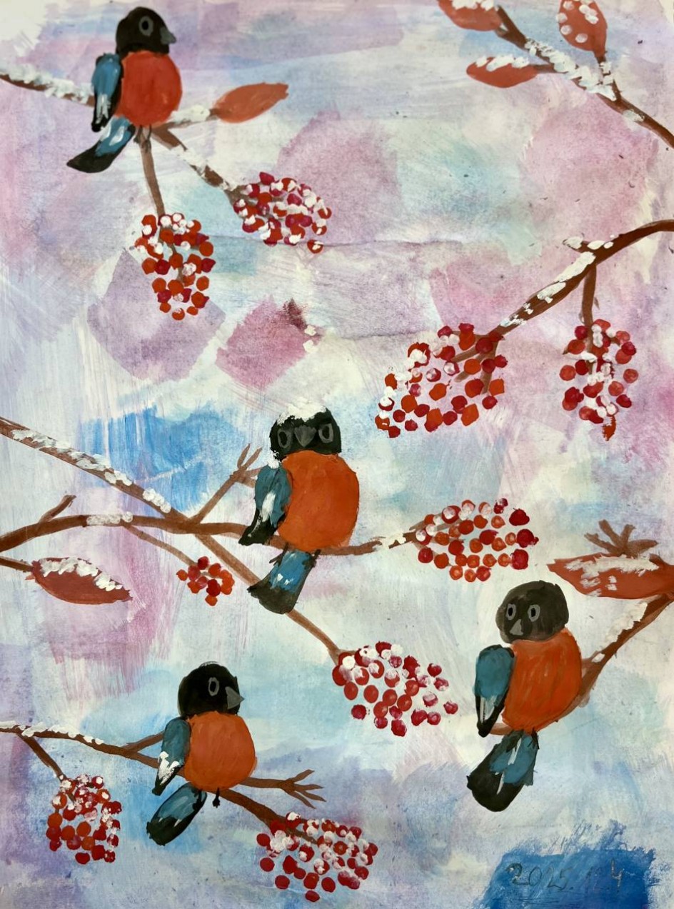 «Снегири прилетели»