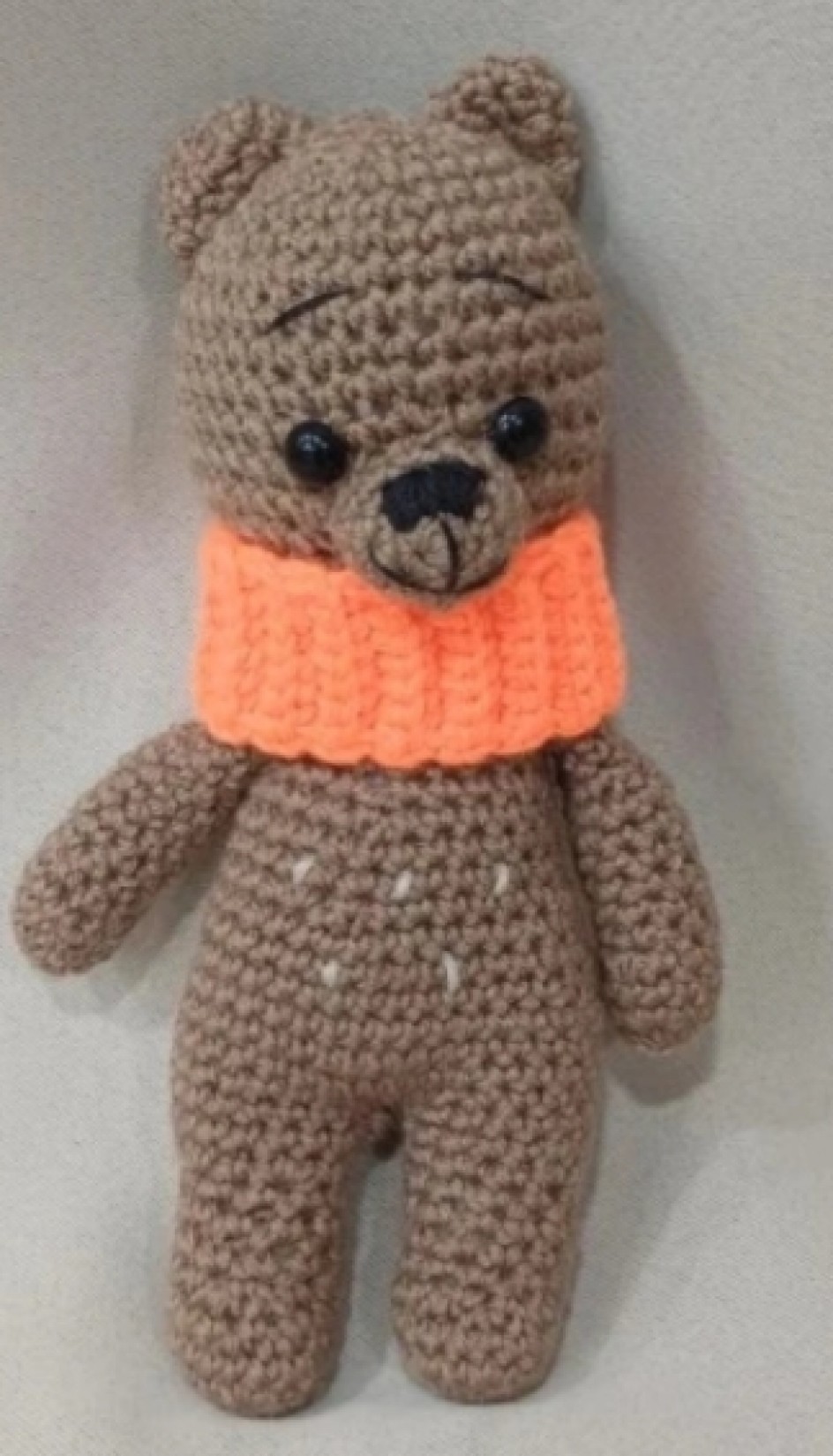 Вязаная игрушка " Мишка-Топтыжка "