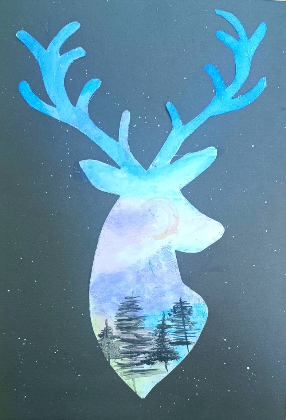 Лесной олень