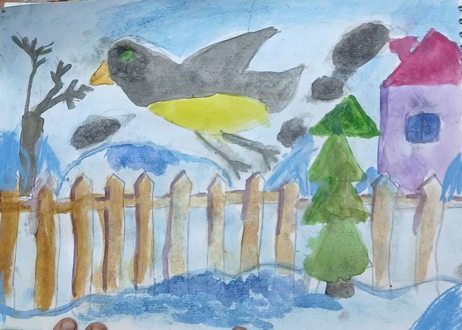 Синица- в гости к нам стучится