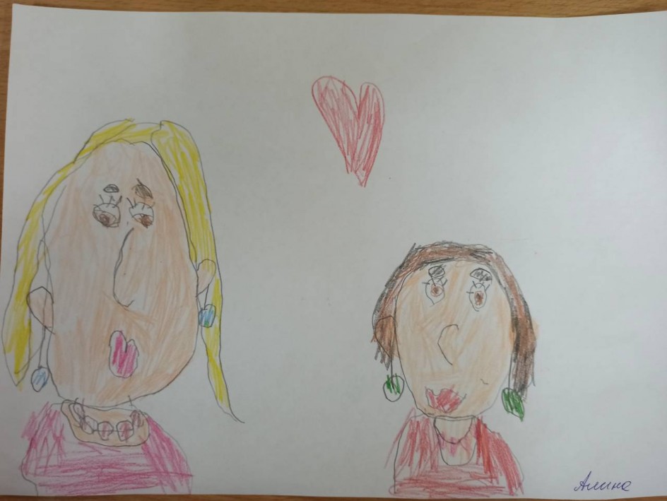 "Мы с мамой улыбаемся"