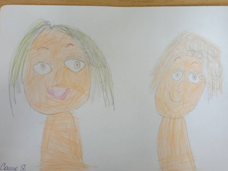 "Мы с мамой улыбаемся"