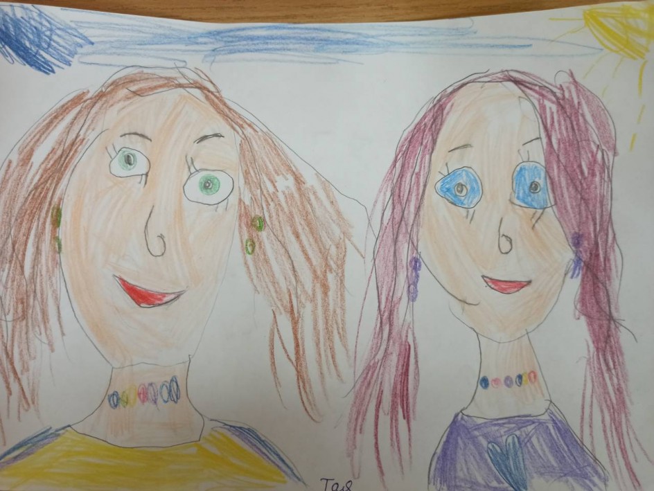 "Мы с мамой улыбаемся"