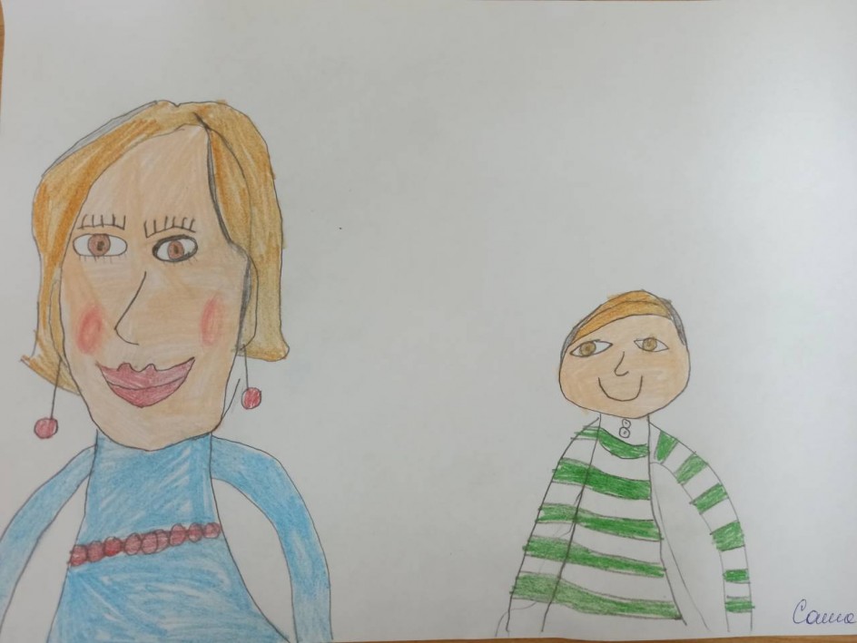 "Мы с мамой улыбаемся"