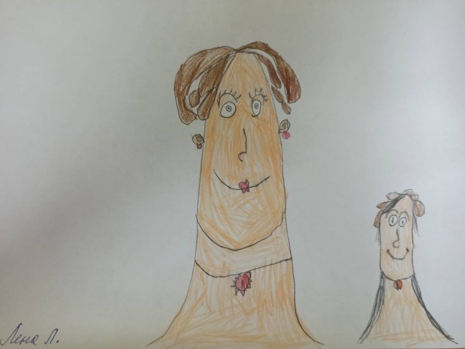 "Мы с мамой улыбаемся"