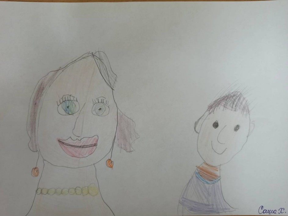 "Мы с мамой улыбаемся"