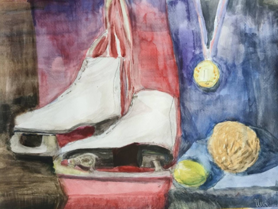 Натюрморт с фигурными коньками