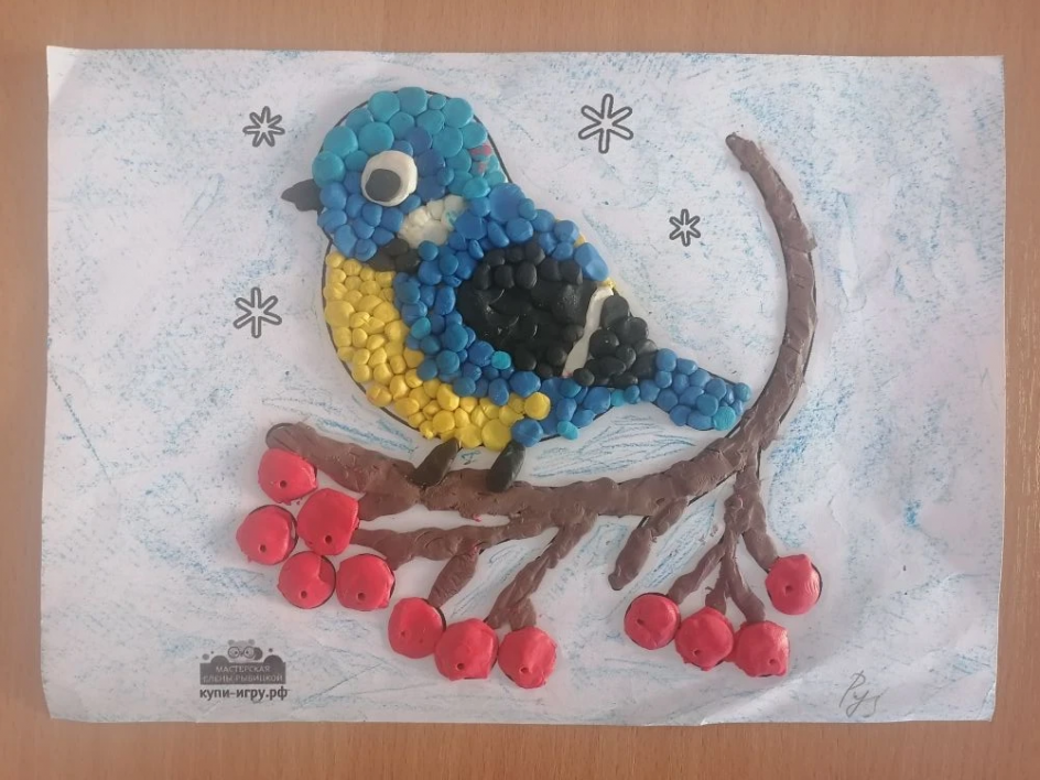 Синица на ветке