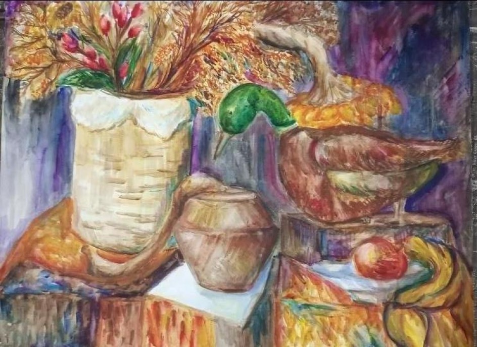 Натюрморт с уткой