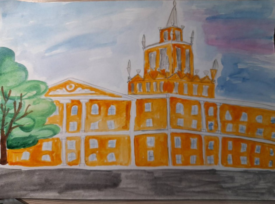 Дом со шпилем. Комсомольск-на-Амуре