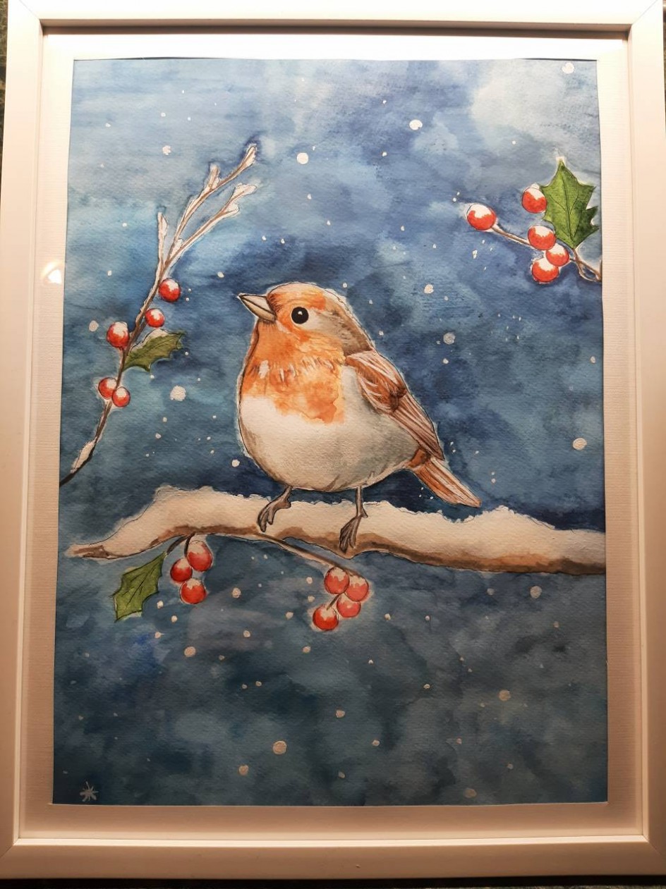 Птицы зимой