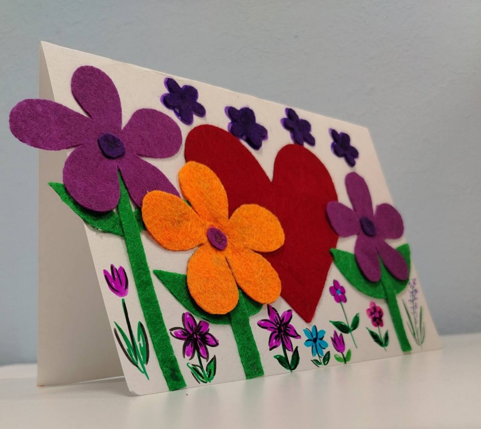 Открытка для мамы