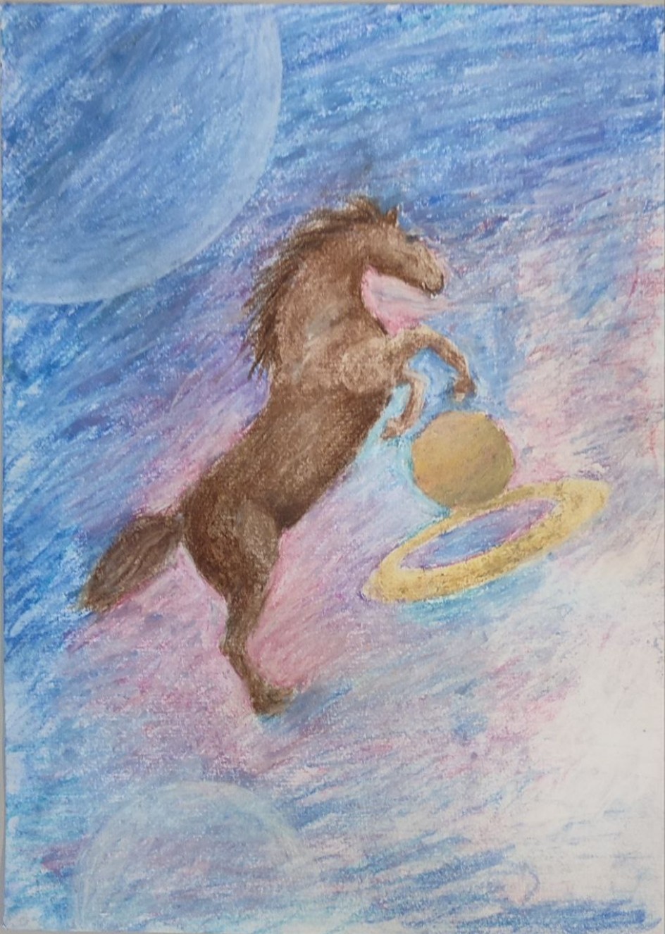 Спешит Лошадка звёздная