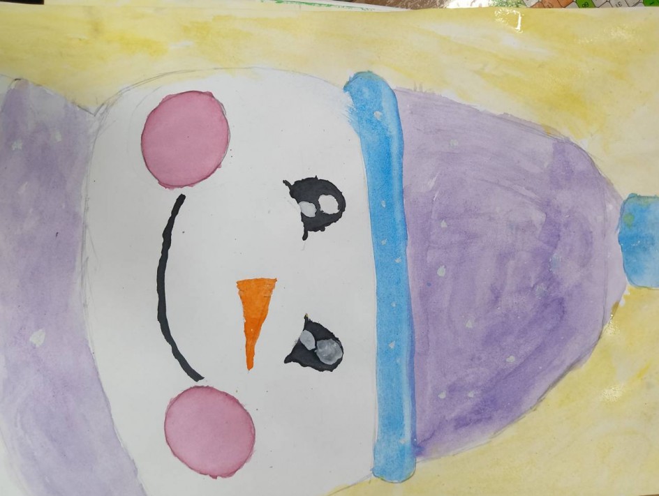 Снеговик, снеговик, он не мал и не велик