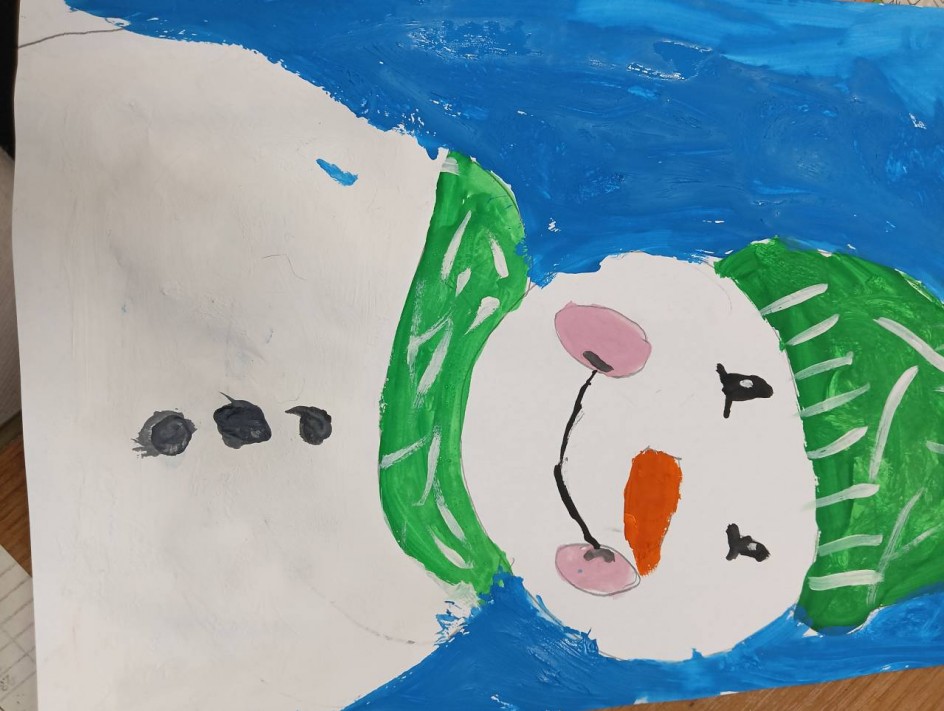 — Снеговик! Снеговик! Ты откуда здесь возник?