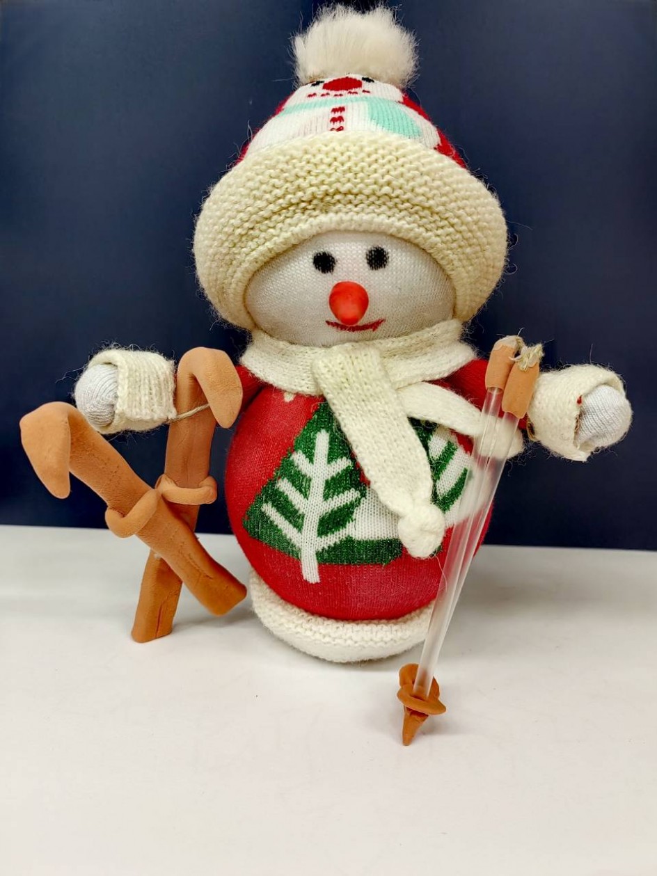 Снеговик-спортсмен