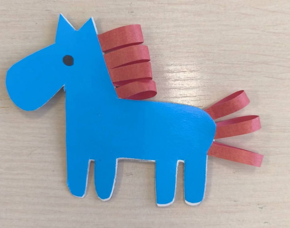 Новогодняя лошадка