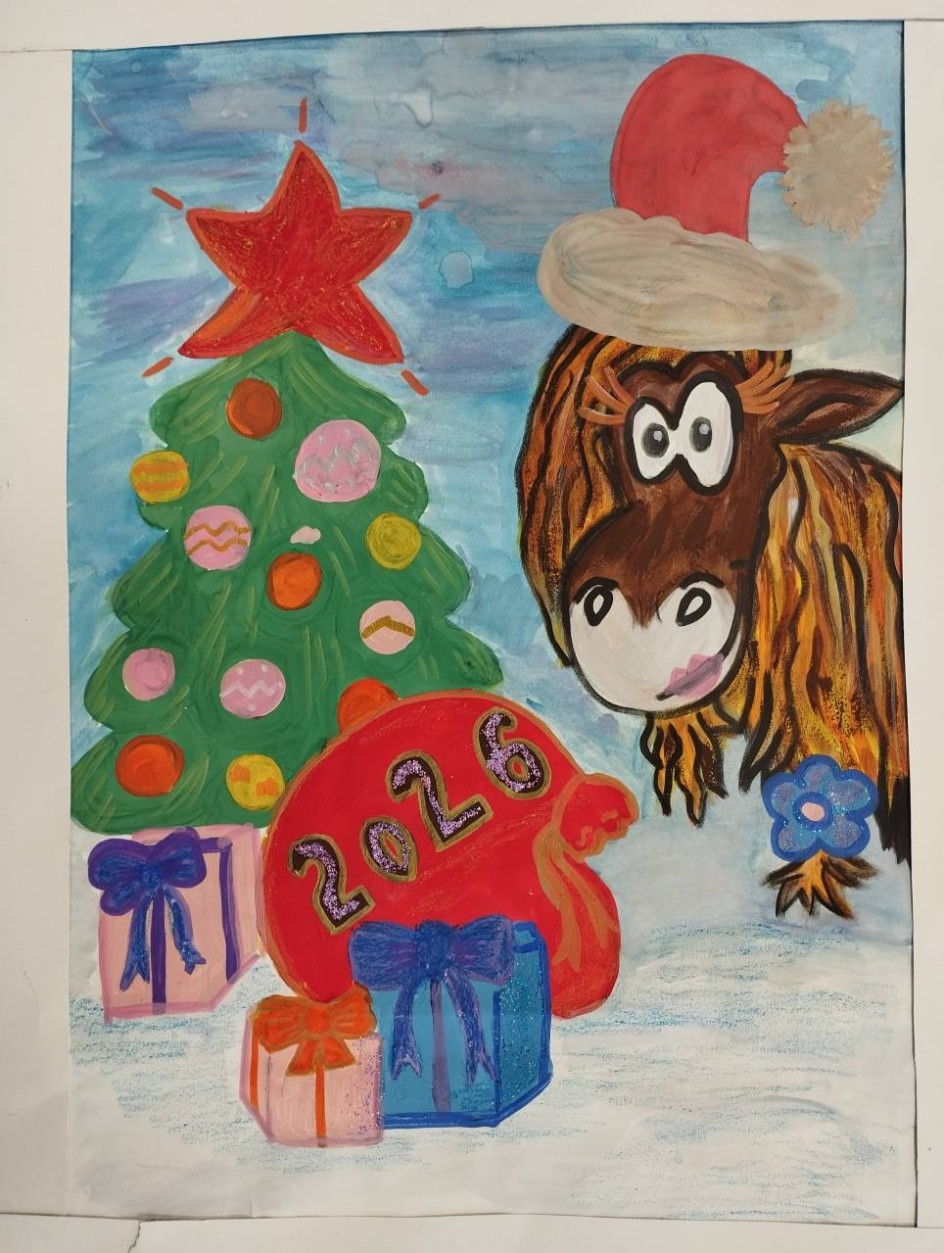 "Лошадь врывается в Новый год"