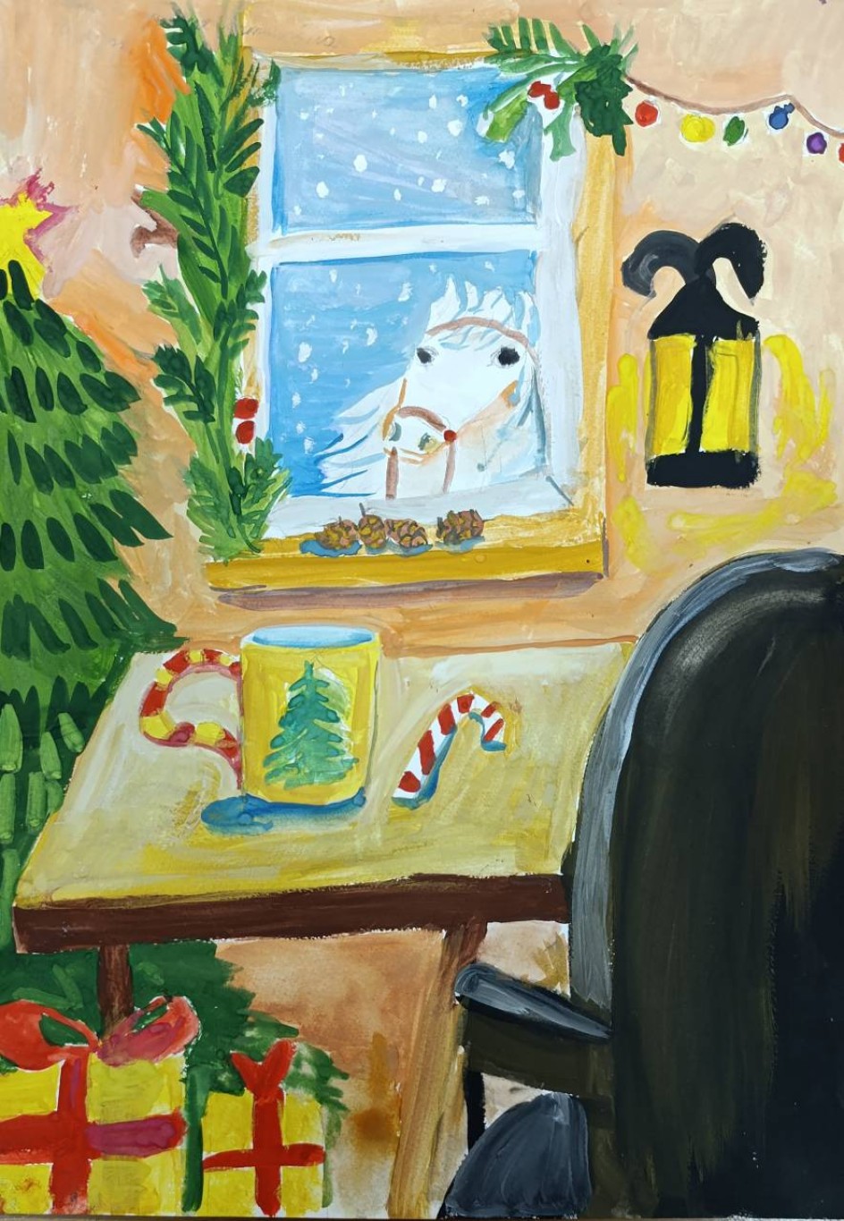 Лошадка пришла на праздник