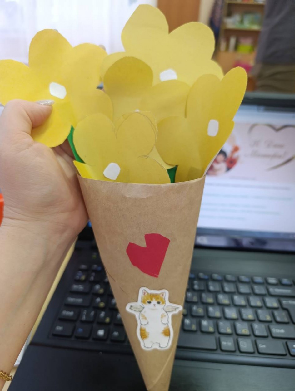 Букет маме!