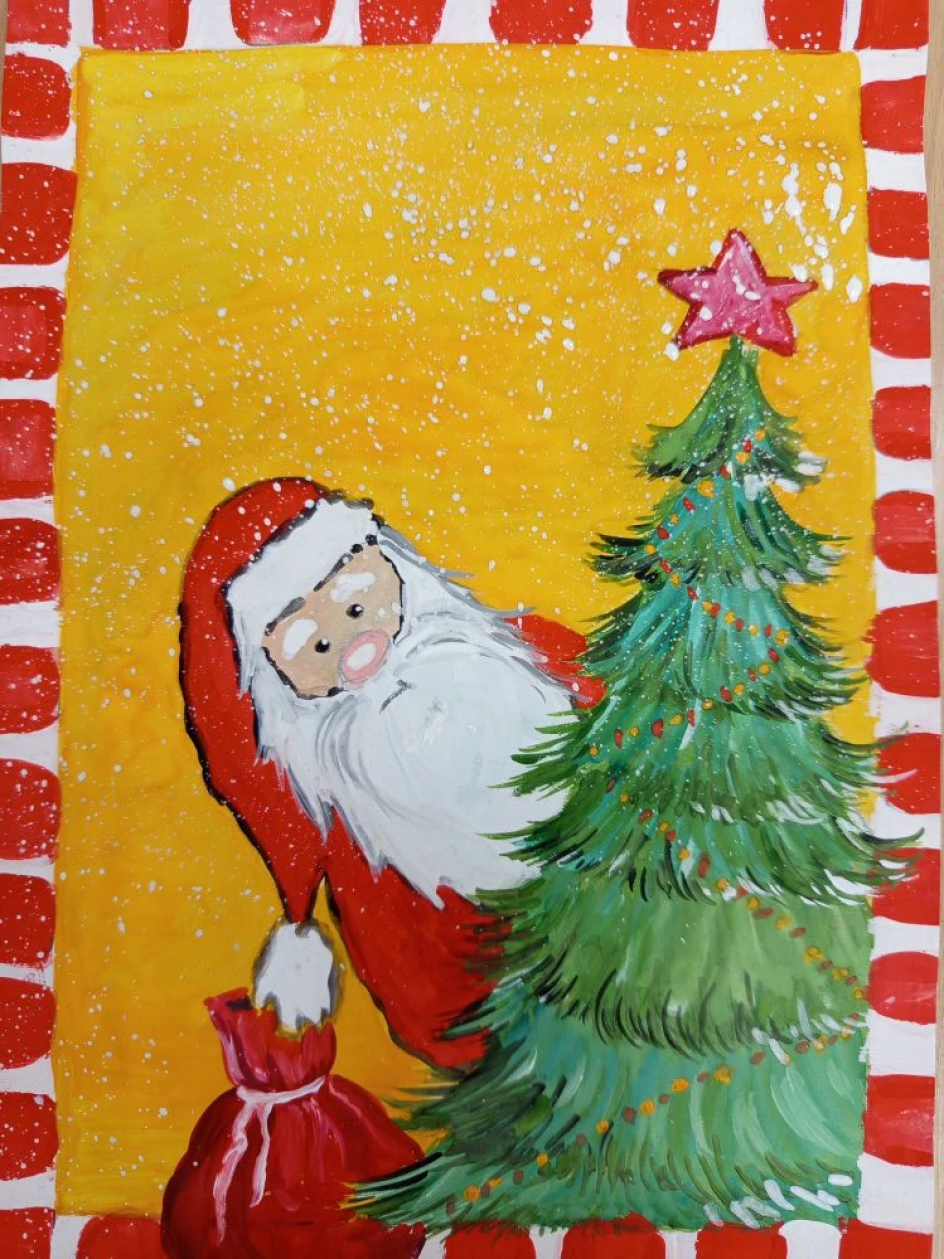 Веселый Дедушка Мороз