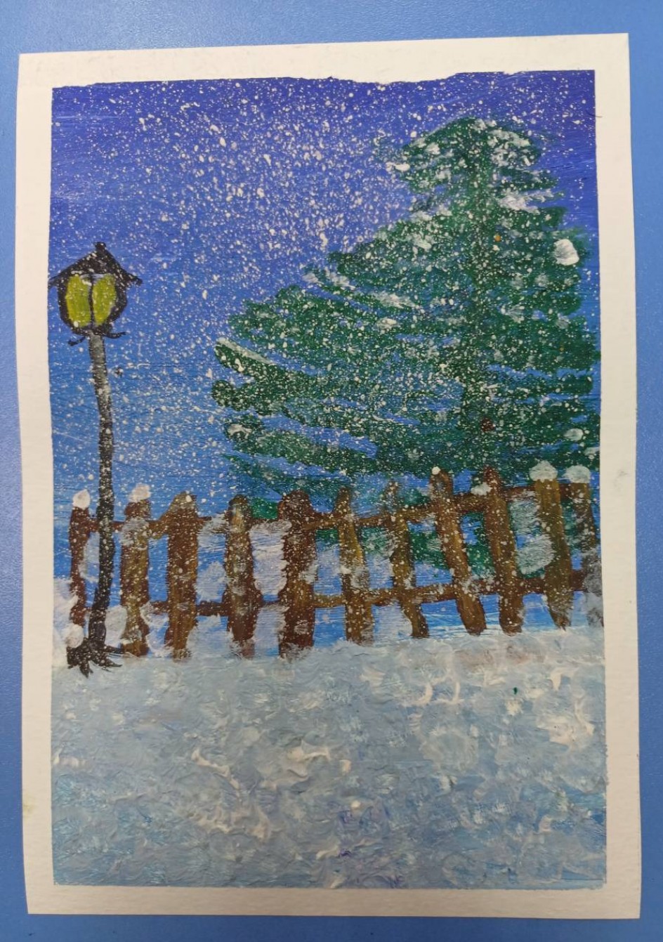 Зимние краски.