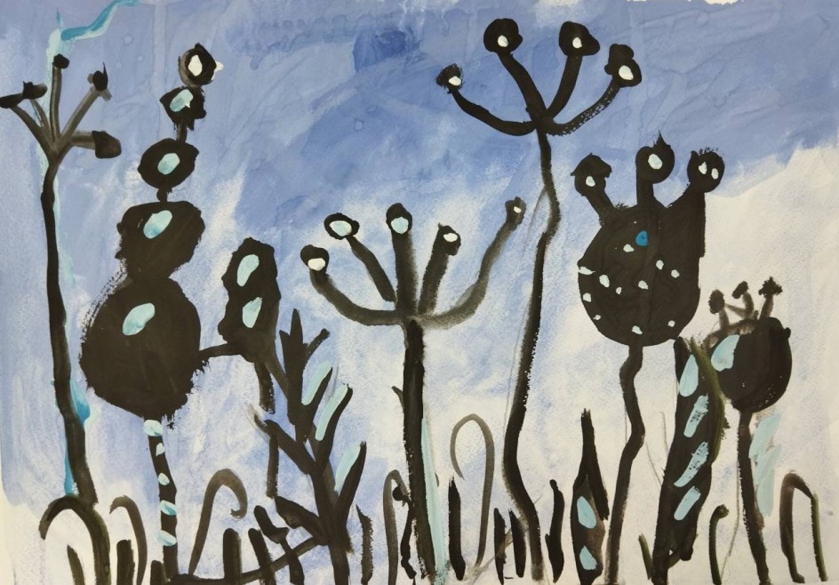 Черные цветы