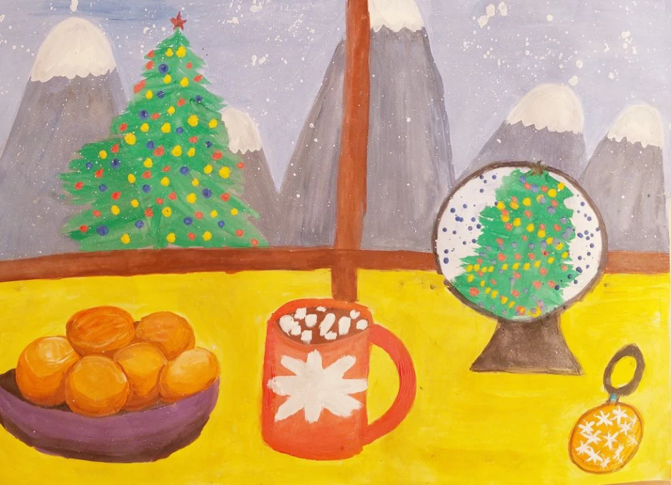 А из нашего окошка, Новый год виден немножко...