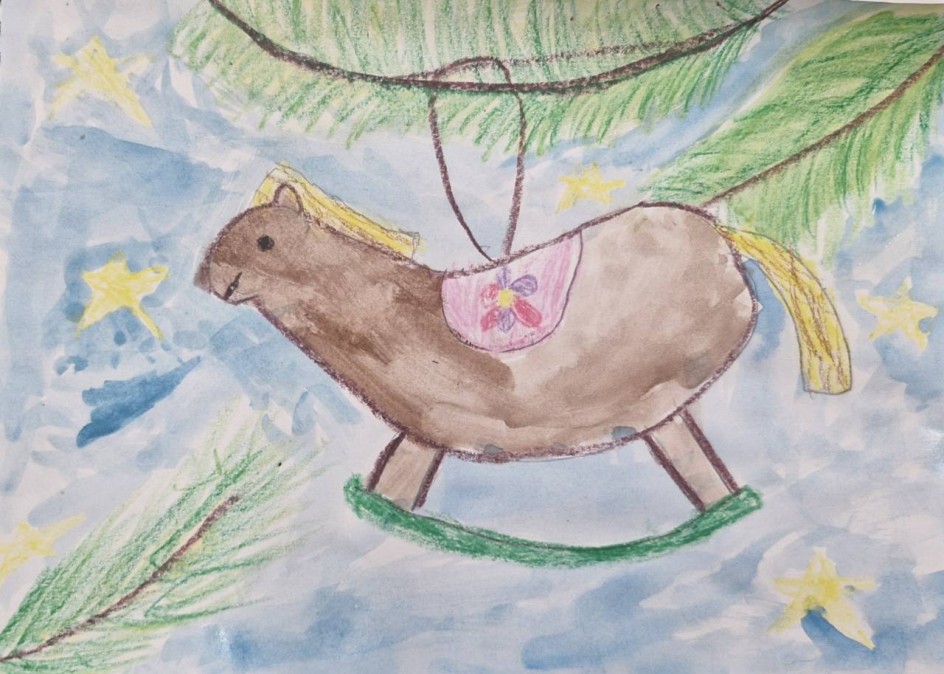 Лошадка на елку