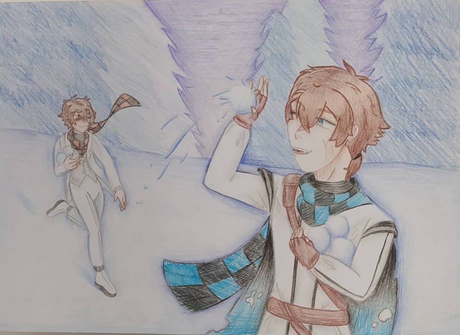 "Крепкая дружба. Игра в снежки"