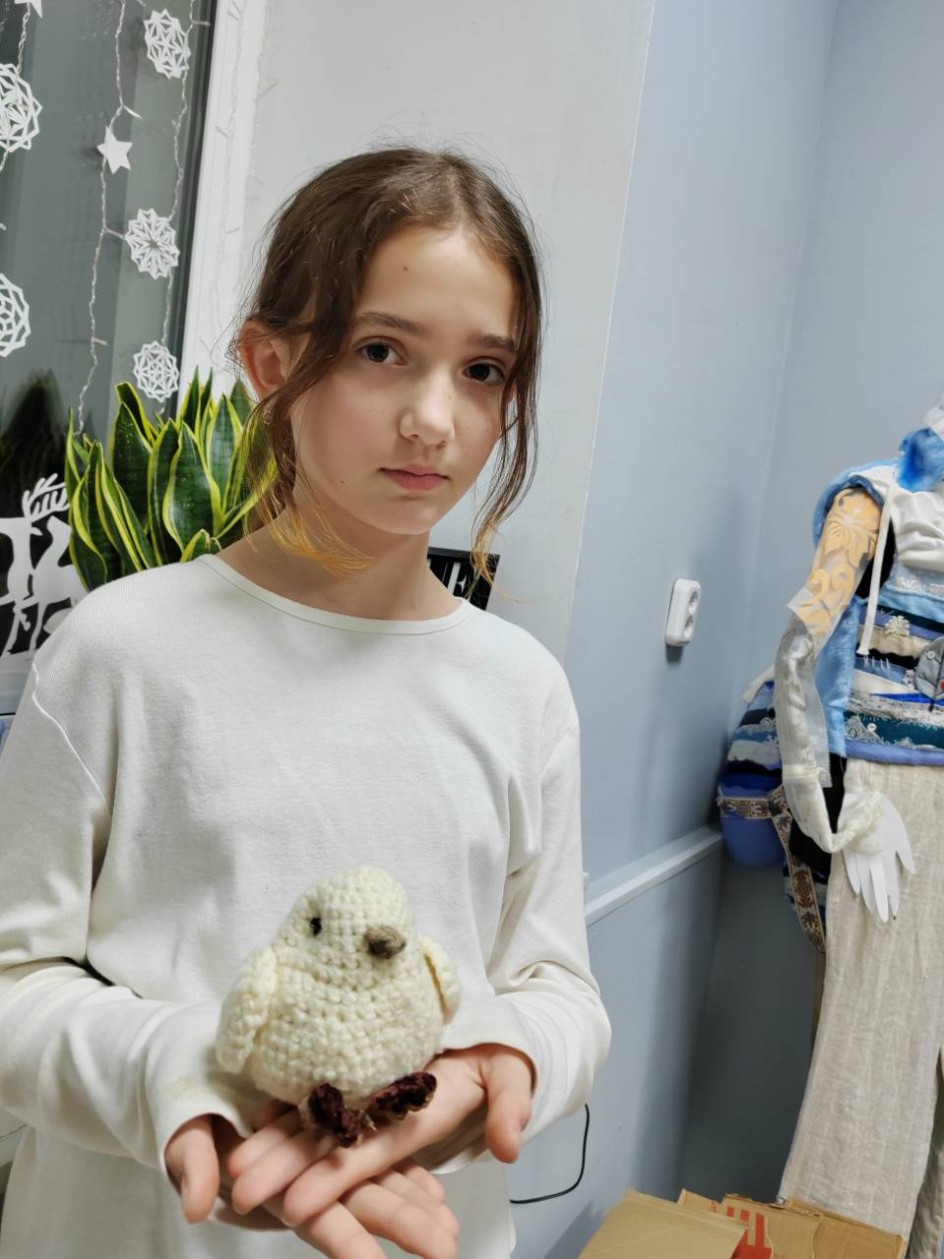 Зимняя птичка