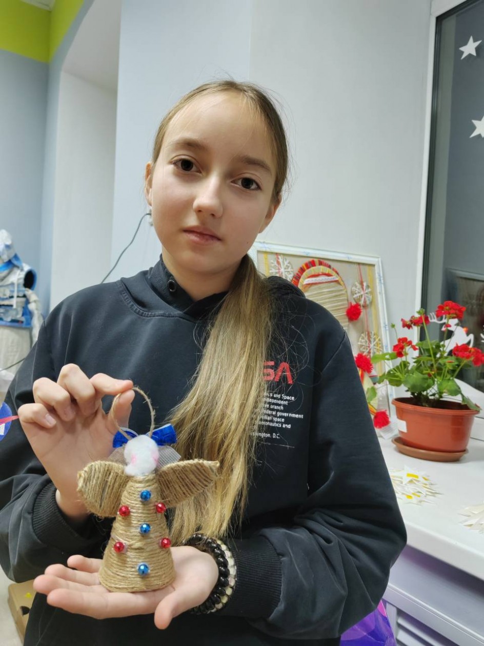 Новогодняя игрушка "Ангел"