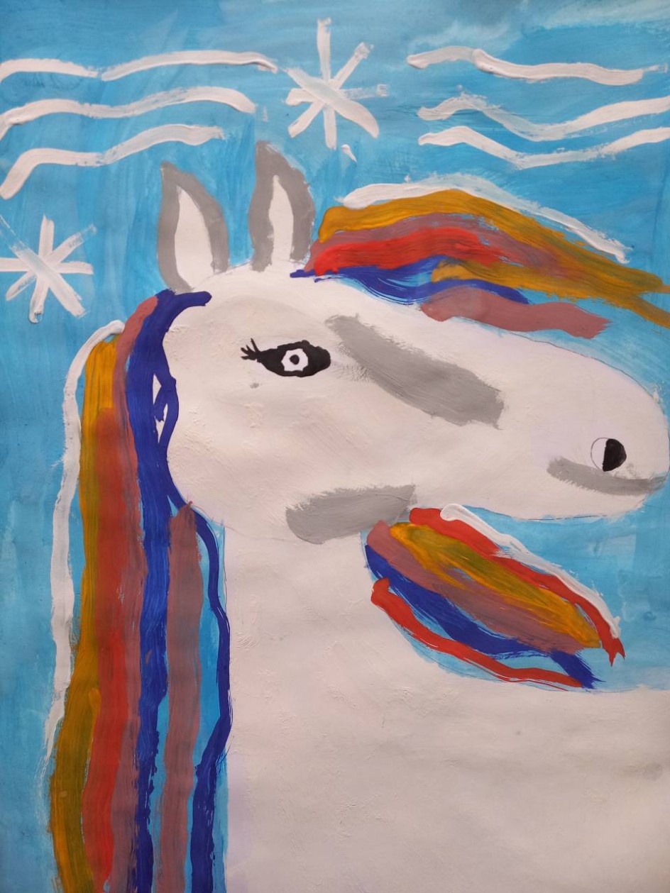 Волшебная лошадь.