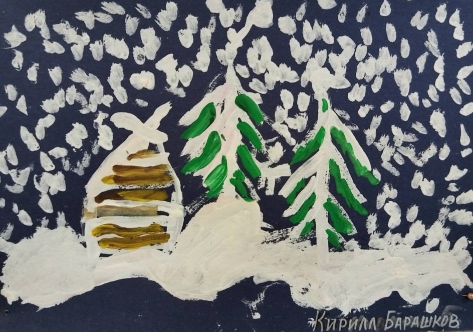 В зимнем лесу