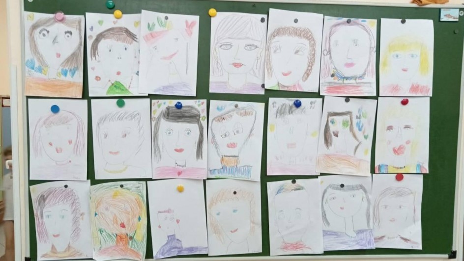 Рисунок"Портрет любимой моей мамочки"