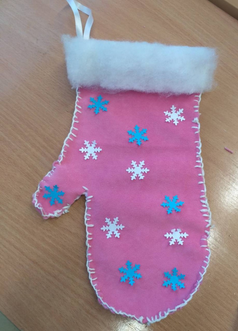 Варежка для Дедушки Мороза