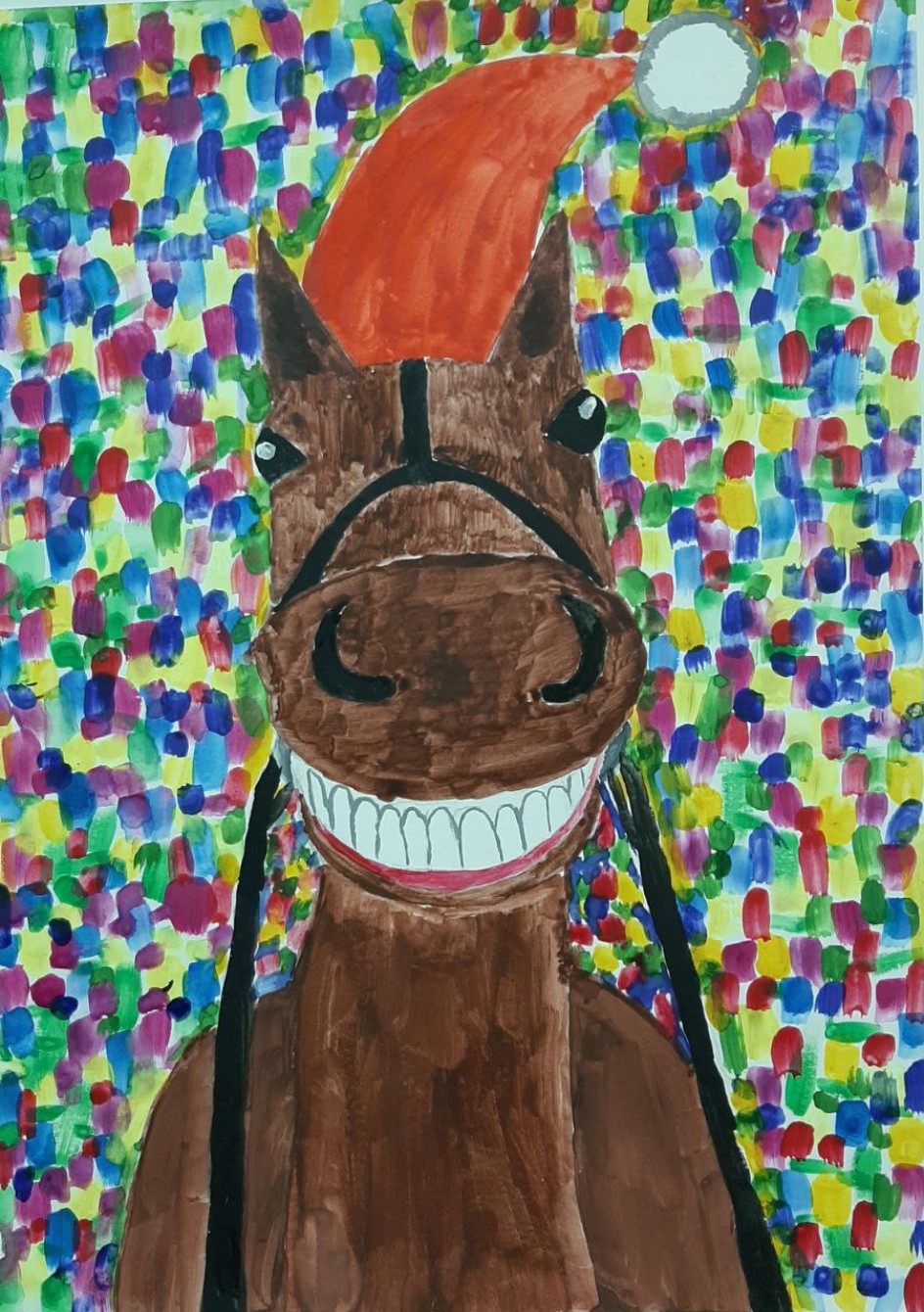 "Новогодний конь для Деда Мороза"