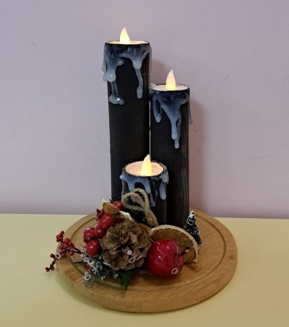 Новогодняя свеча