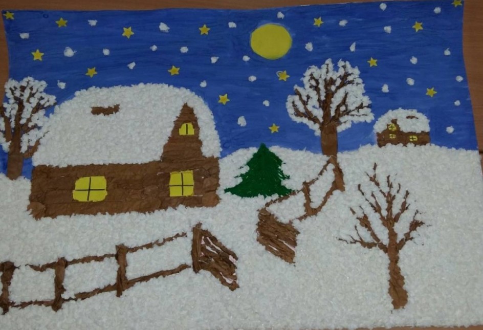 "Предновогодний зимний вечер"