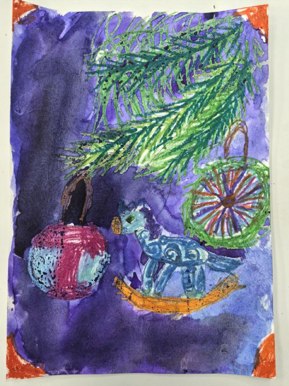 лошадка на ёлочке