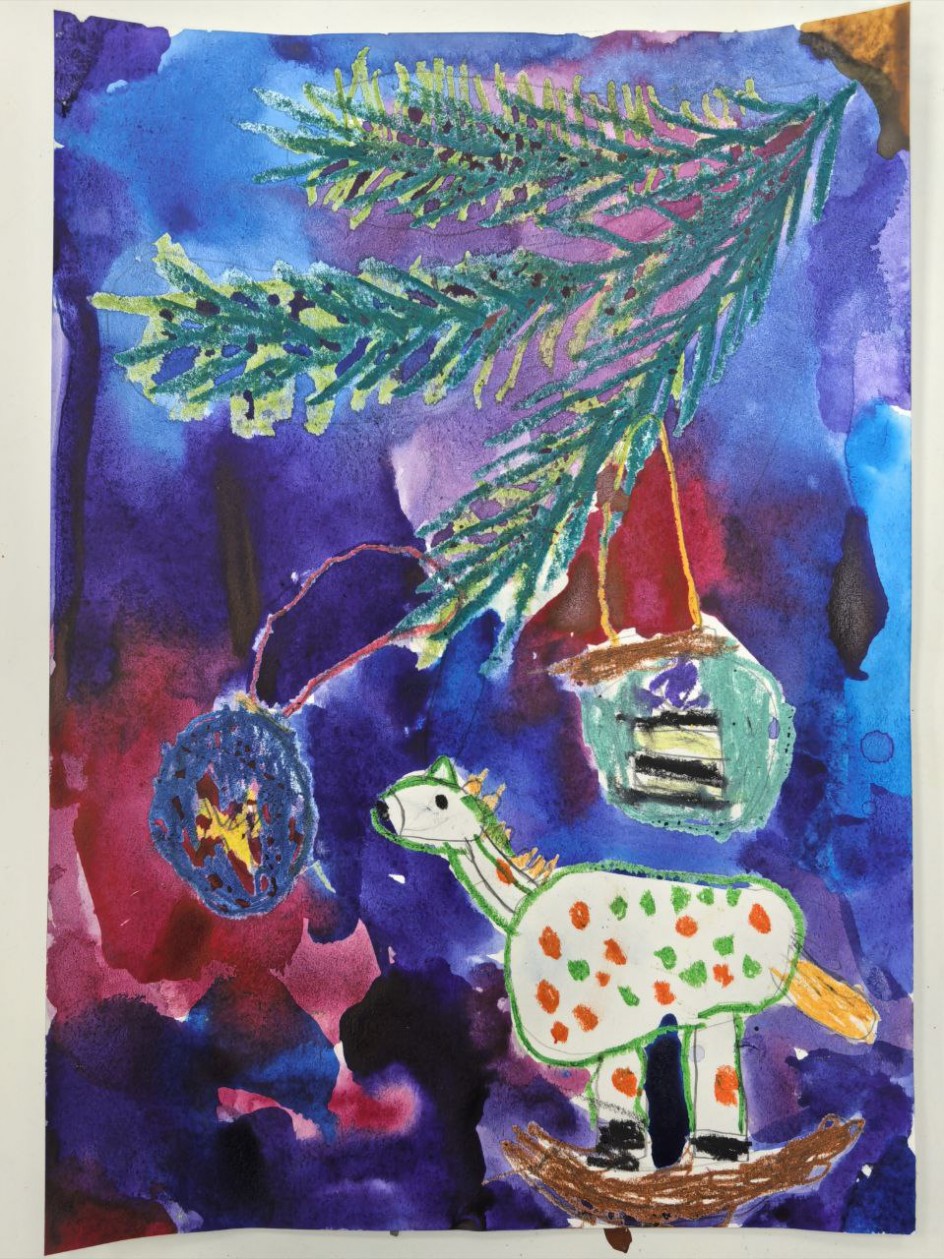 лошадка на ёлочке