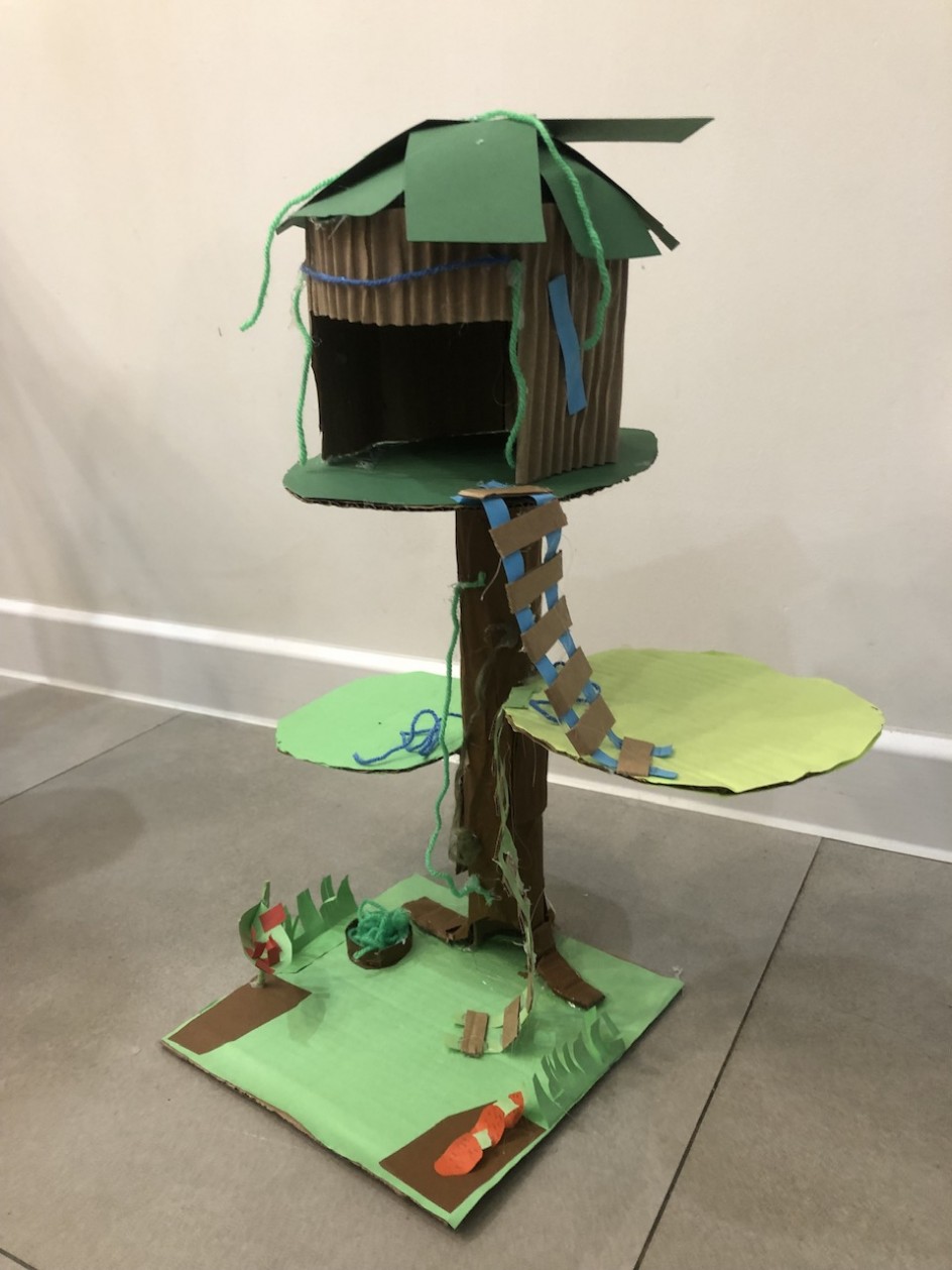 Домик для крылатых динозавров.