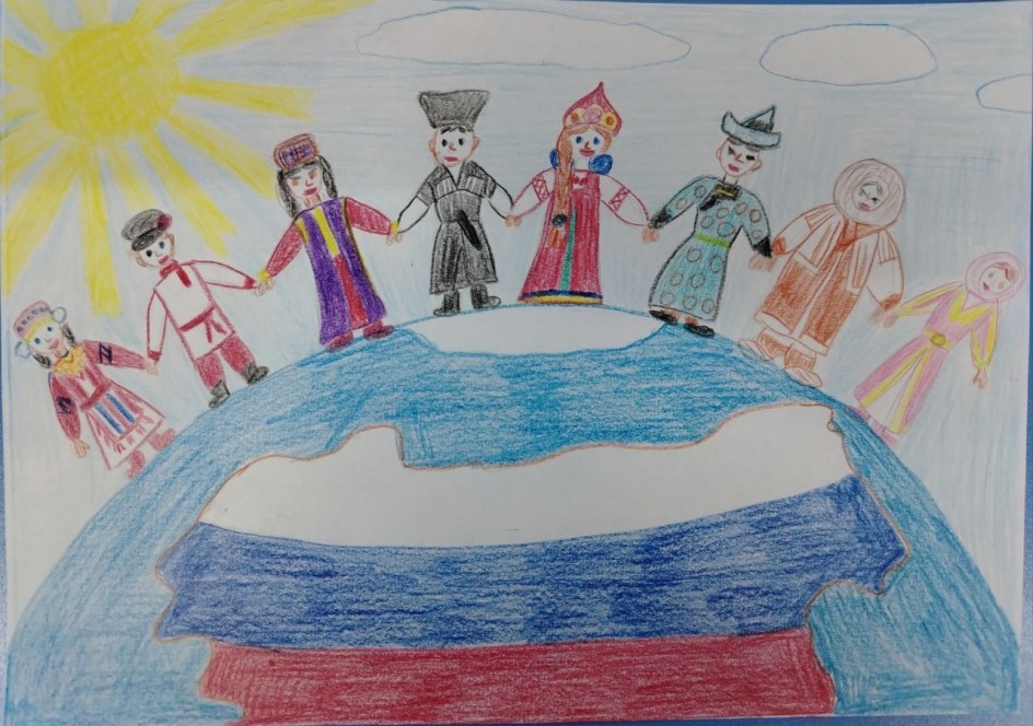 «Народы России – как одна семья, Хотя язык их разный. Все – дочери и сыновья Своей страны прекрасной»