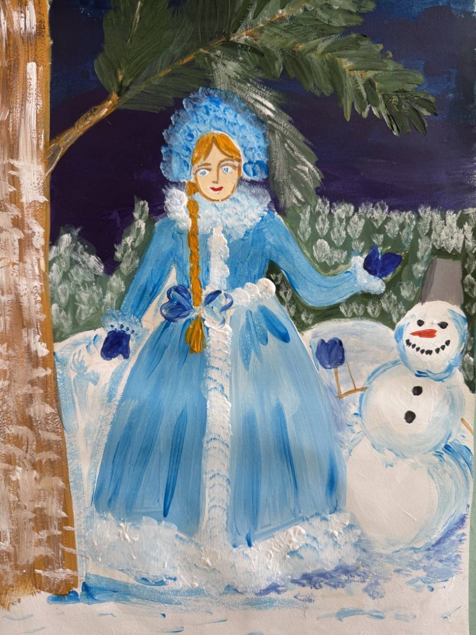 "Снегурочка и снеговик"