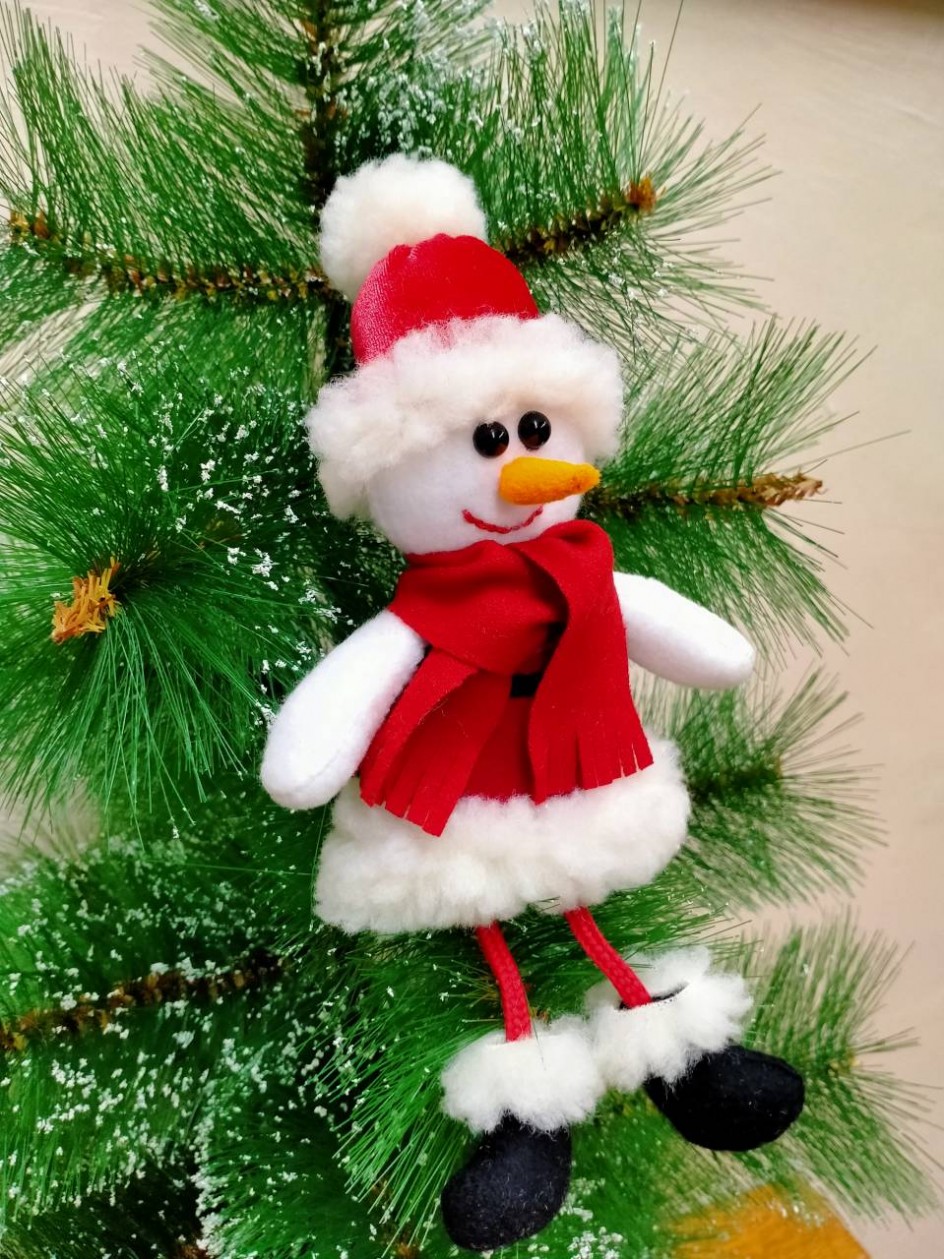 Ёлочная игрушка "Снеговик"