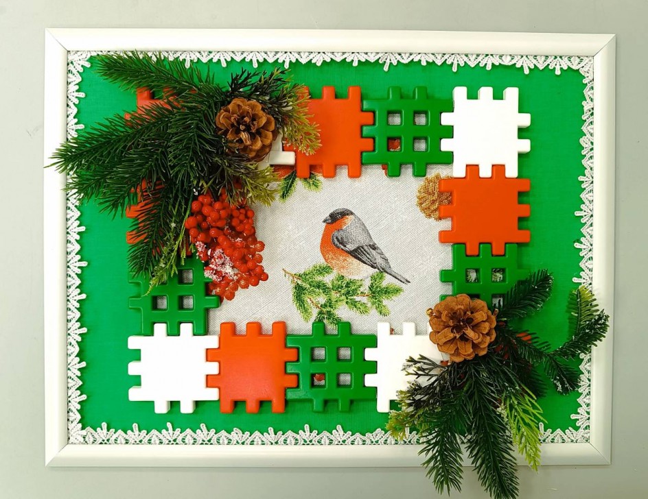 Панно "снегирь"