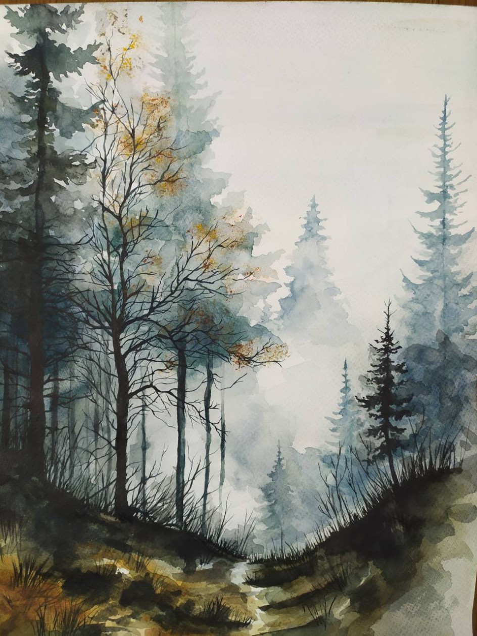 " В глубь туманного леса "