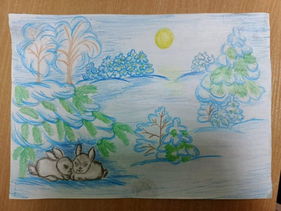 "Зайчики на лесной опушке"